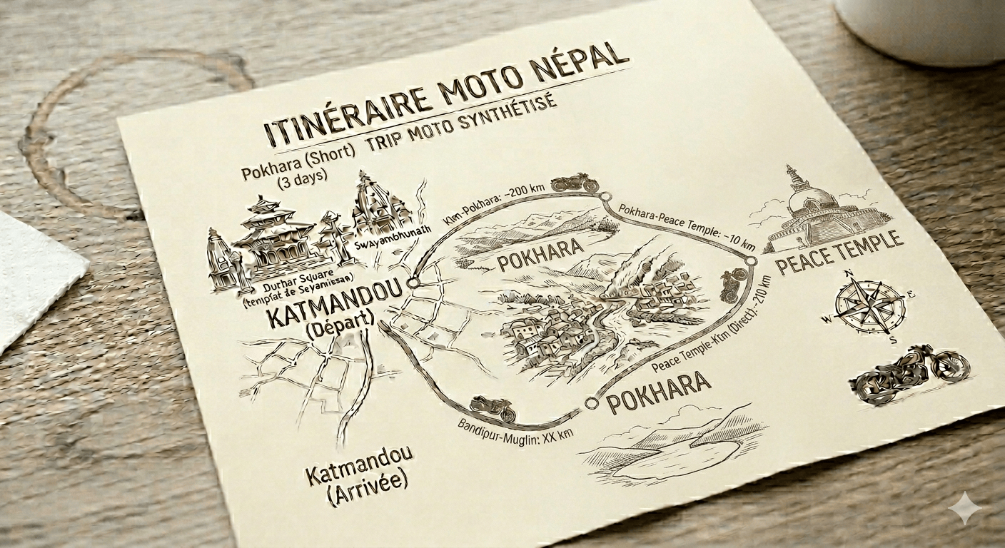 Trip route map