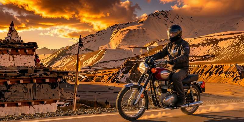 bas mustang en royal enfield 350cc