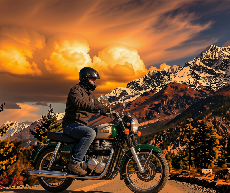 Circuit de l'Annapurna avec le vélo Royal Enfield
