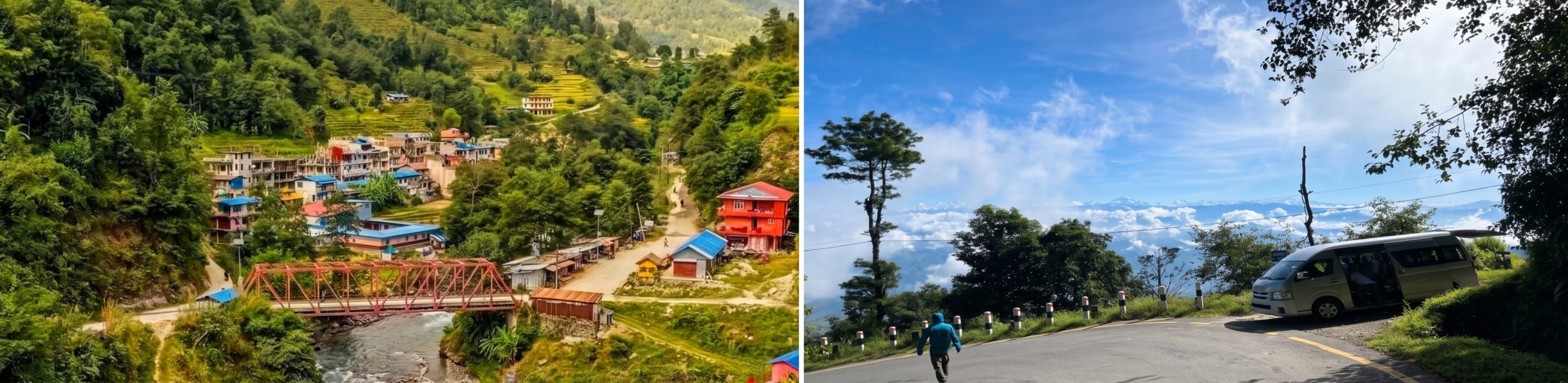 Tarke Ghyang → Melamchi → Bazar Nagarkot