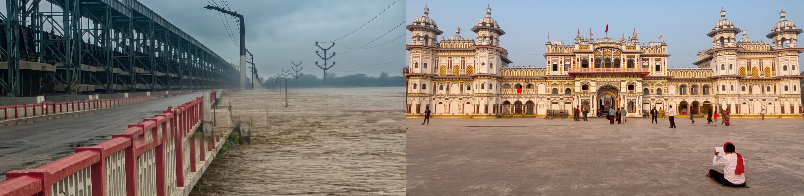 Dharan →  Koshi Bridge → Janakpur