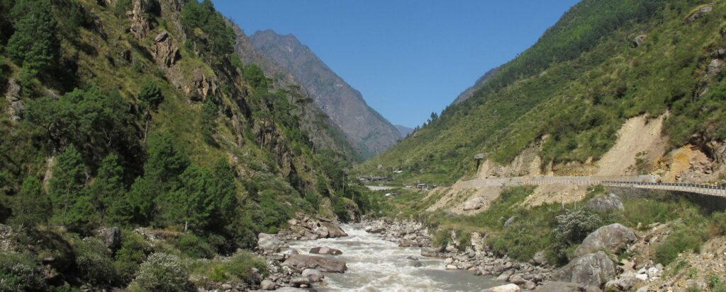Vallée de Rasuwa au Népal Rasuwa Gadhi