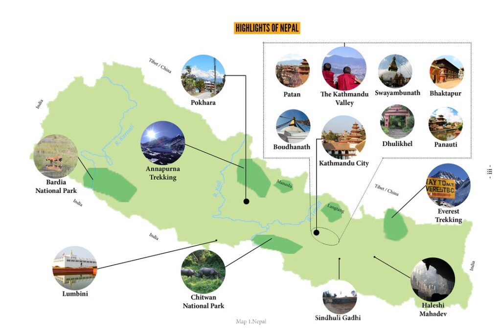 Destination touristique au Népal